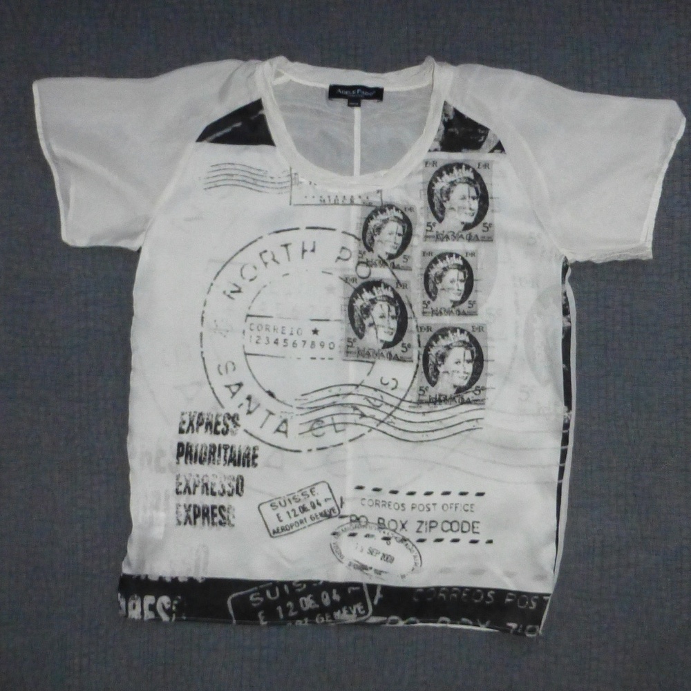 Adele Fado Lightweight Silk Blouse Size S